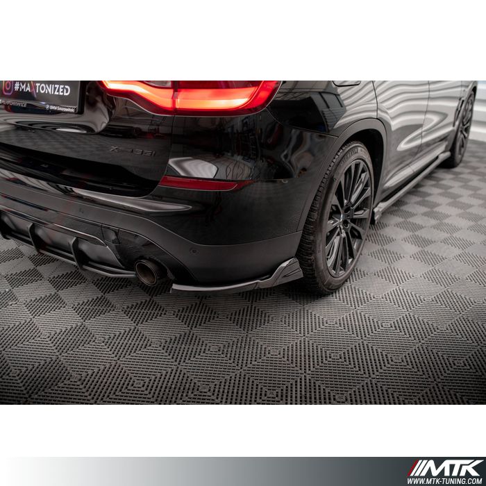 Lames latérales arrière Maxton  BMW X3 G01 X3 2017-2021